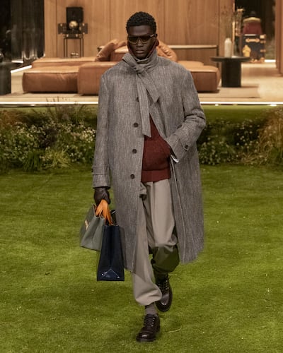 Beyond surface appeal, Louis Vuitton has some serious engineering in its fabrics this season. Photo: Louis Vuitton
