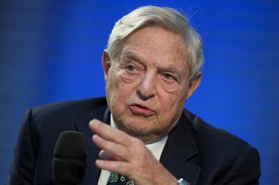 Soros Fund Management chairman George Soros. Thomas Peter/Reuters