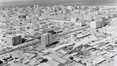 How Abu Dhabi city looked in the 1970s. Courtesy Ron McCulloch