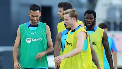 Frenkie de Jong is reportedly determined to remain at Barcelona and is reluctant to join Manchester United. Getty