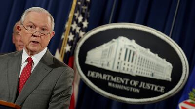 US Attorney General Jeff Sessions claims the Daca programme has taken away jobs from Americans. Yuri Gripas / Reuters