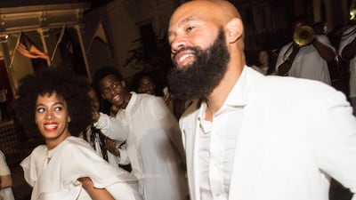 Solange Knowles, 32, and Alan Ferguson, 55: 23-year age gap. Getty Images
