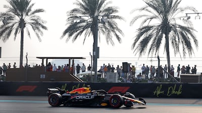 Red Bull driver Max Verstappen takes part in final practice
