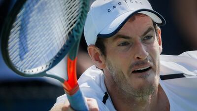 Andy Murray takes on Yoshihito Nishioka in the US Open on Tuesday. AP