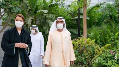 Sheikh Mohamed bin Rashid attends the launch of the first phase of Food Tech Valley