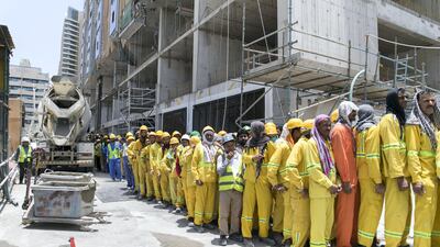 Blue-collar workers will be better protected by the new laws. Reem Mohammed / The National
