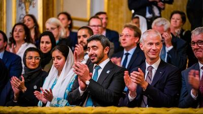 Sheikh Abdullah bin Zayed attended the opening ceremony of Sheikh Khalifa bin Zayed Al Nahyan Theatre.