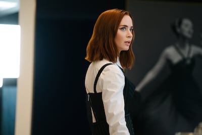 While the characters have evolved, they still seek Miranda's approval, says Blunt. Photo: 20th Century Studios