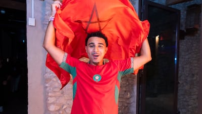 Morocco fan Milo Jay.
