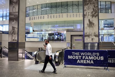Madison Square Garden is nicknamed 'the world's most famous arena'. Reuters