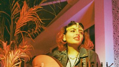 Amal Waqar - an Omani oud player who will be part of an immersive collaborative installation at KHALEEJ2016 with a 3D projection of loops of Amal playing a variation of folk melodies and self composed melodies. Courtesy of KHALEEJ2016