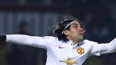 Radamel Falcao has scored four goals in 16 Premier League matches for Manchester United. Andrew Winning / Reuters