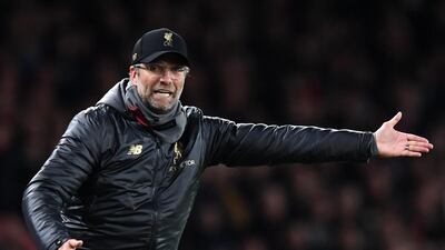 Jurgen Klopp was not happy with the officials after Liverpool's draw with Arsenal. Getty