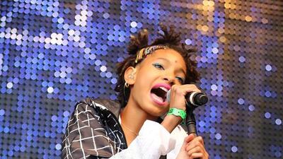 Willow Smith performs on day 3 of the New Look Wireless Festival in London. Tim P. Whitby / Getty Images