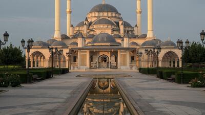 The Heart of Chechnya mosque in the Chechen Republic, Russia.