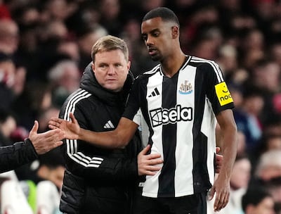 Eddie Howe lost the services of star striker Alexander Isak last summer. PA