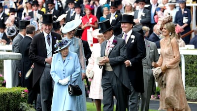 Duke of Cambridge, the Duchess of Cambridge, Queen Elizabeth II, the Duchess of Cornwall, King Willem-Alexander of the Netherlands and Queen Maxima of the Netherlands attend day one of Royal Ascot. PA