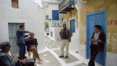 Greeks just love to talk.