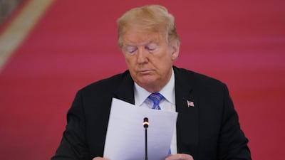 A lawyer for Donald Trump's niece said: 'The 20-year-old agreement now invoked by the President’s legal team is invalid and unenforceable.' AFP