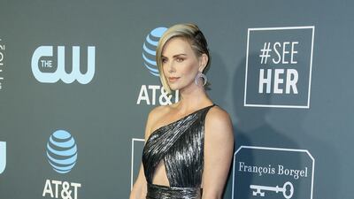 Charlize Theron in Givenchy. AFP
