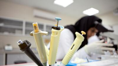 A lack of role models is limiting the number of Arab women who become scientists, the World Science Forum in Jordan has heard. Silvia Razgova / The National