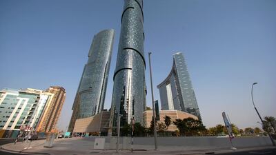 Shams Abu Dhabi high-end apartments: 1BR - Dh115,000 average rental rate, no change year-on-year. 2BR - Dh154,000 average rental rate, down 0.6% year-on-year. 3BR - Dh193,000 average rental rate, down 1% year-on-year. Christopher Pike / The National