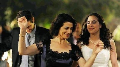 Hiam Abbass, left, in a scene from Inheritance. Courtesy Agat Films & Cie
