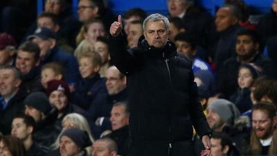 Jose Mourinho's Chelsea side are third in the Premier League, two points behind Arsenal. Eddie Keogh / Reuters