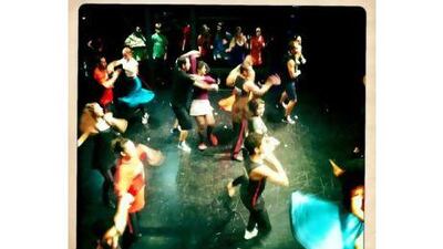 Sharks and Jets dance at Ductac.