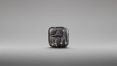 A camel stamp seal from the Zayed National Museum Collection. Photo: Department of Culture and Tourism – Abu Dhabi