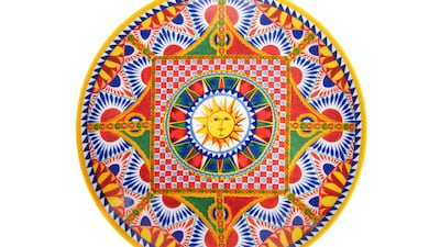 Porcelain Plate, Dh1,250, Dolce & Gabbana