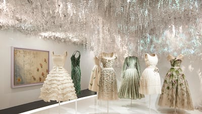 Gowns show lavish tiers, beadwork and embroidery. Photo by Adrien Dirand