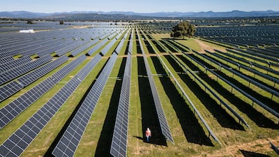 Repsol's Valdesolar solar park in Badajoz, Extremadura, Spain. Masdar has been expanding its global portfolio with partnerships and acquisitions. Getty Images