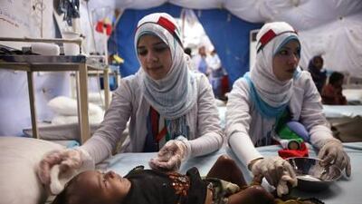 Zoi Constantine visits a hospital in Pakistan set up by a UAE philanthropic organisation that is saving the lives of children affected by the devastating floods that swept the country.