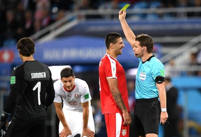 Aleksandar Mitrovic of Serbia. Getty