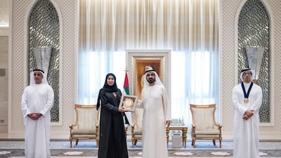 Sheikh Mohammed honoured the Mother of the Nation, Sheikha Fatima, as the most important figure supporting gender balance in the country. @HHShkMohd / Twitter