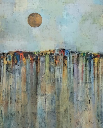 'Floating City XIV' by Addis Gezehagn, whose works will be brought to Art Dubai. Courtesy Addis Fine Art