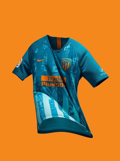 Atletico Madrid's 2018-19 third kit. Courtesy Nike