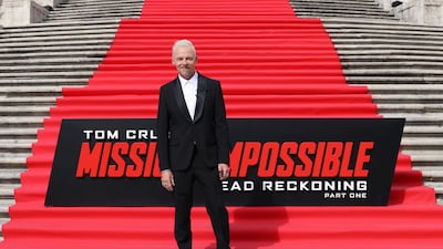 British actor Simon Pegg reprises his role in the film, the seventh in the hit franchise