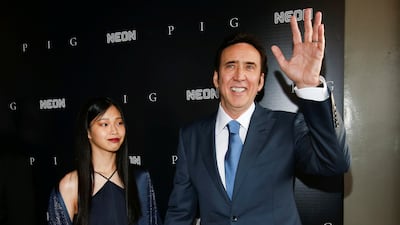 Nicolas Cage and Riko Shibata married in Las Vegas in February 2021 and are now expecting their first child together. Reuters