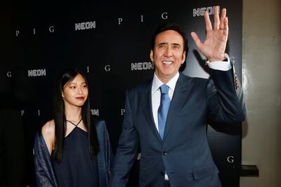 Nicolas Cage and Riko Shibata are now expecting their first child together. Reuters
