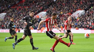 Chris Basham has been ever-present for Sheffield United during their successful return season in the Premier League. Getty Images