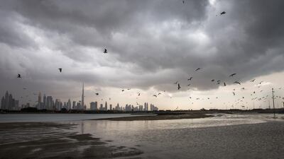 Dubai clouds over as stormy weather approaches / Courtesy Tara Atkinson