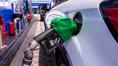 Petrol prices in the UAE remain higher than before the US-Iran war. Victor Besa / The National