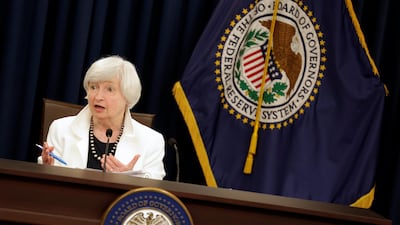 Federal Reserve Chairman Janet Yellen: 'We feel the economy is performing well and we have confidence in the outlook.'. REUTERS/Joshua Roberts