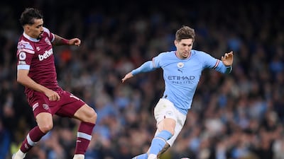 John Stones 8: In superb form for City at moment. A cool and calm presence throughout. Headed decent chance wide of target in 35th minute. Scored two goals last month but skewed one effort badly wide in second half much to everyone’s amusement. Getty