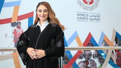 Tala Al Ramahi, chief strategy officer of the Special Olympics World Games Abu Dhabi 2019, wants the event to bring people of all abilities together. Victor Besa/The National Section