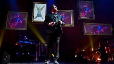 Guy Garvey of Elbow performing on stage. "If I think I've had a brainwave," he says, "I can't keep it to myself."