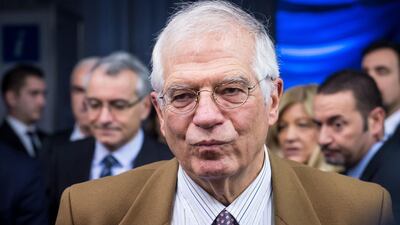 Josep Borrell said protesters had the right to express their frustrations. AFP