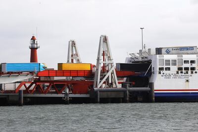 A ferry in the harbour of Rotterdam, Netherlands. The city aims to clean up operations at its port. AP
